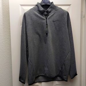 Nike Quarter Zip Sweatshirt with Collar SIZE XL